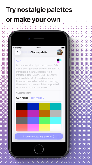 Screenshot 2 of Ditherable: Retro & Pixel art App