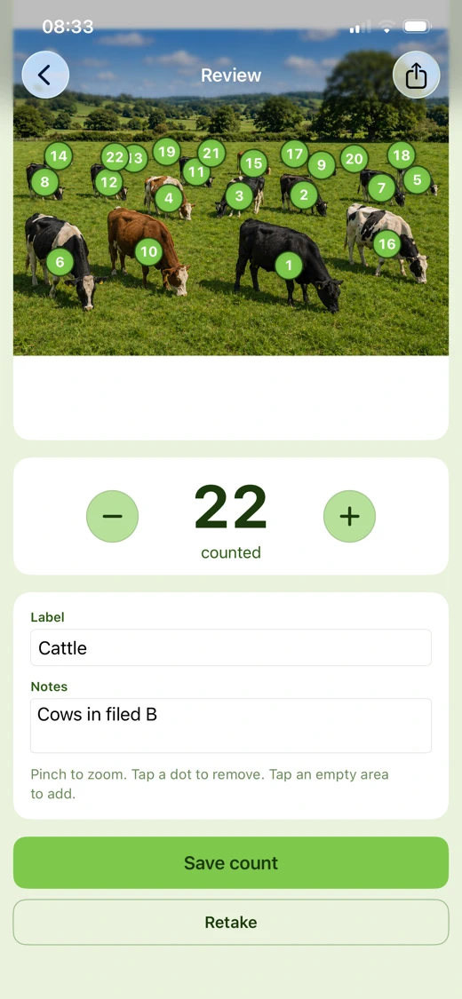 Herdcount: Livestock Counter screenshot 1
