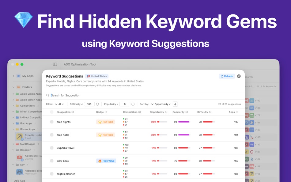 #3. ASO Optimization Tool (macOS) De: Yaroslav Mykhailov