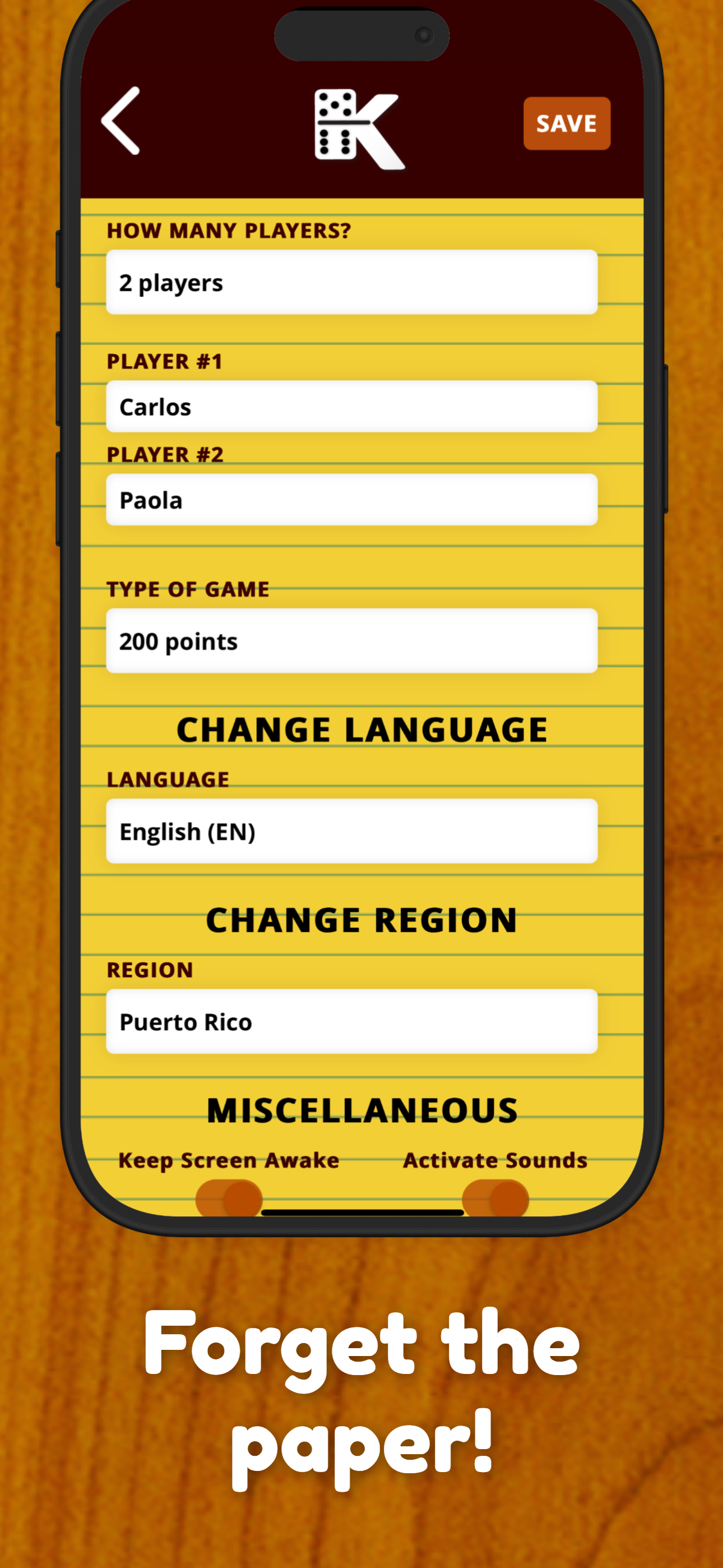 Kapicu Domino Game Score