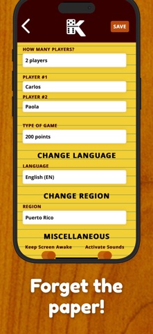 Kapicu Score Keeper screenshot