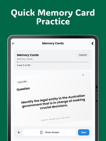Citizenship Test Australia iPad screenshot