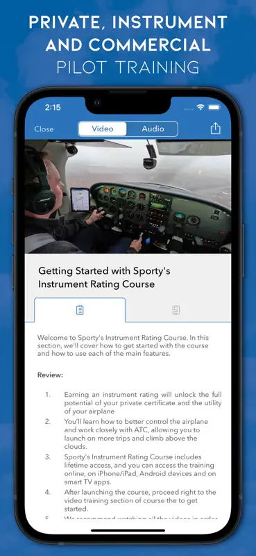 Sporty's Pilot Training screenshot 2 of 10
