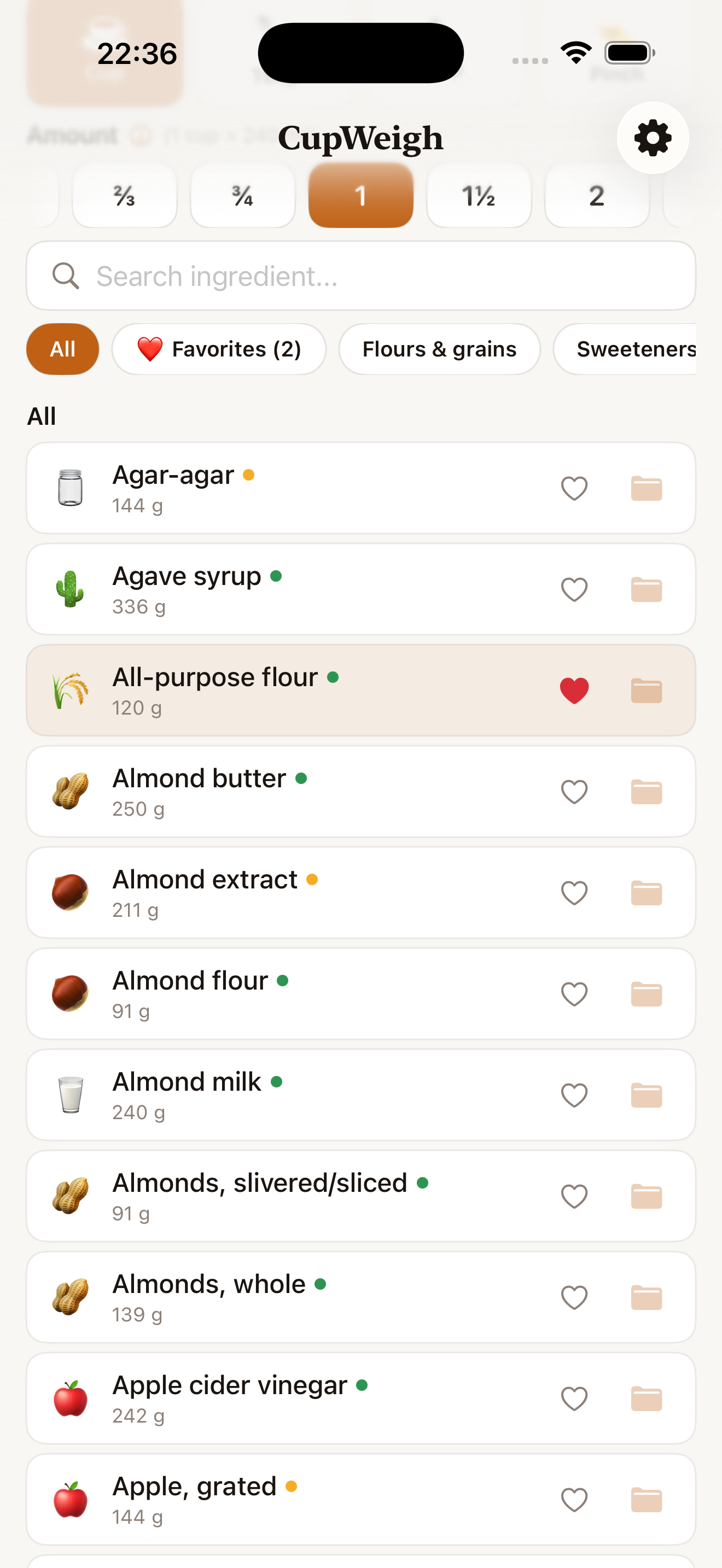 CupWeigh screenshot 4