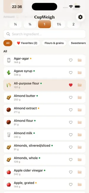 CupWeigh screenshot 4