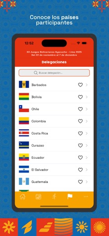 Bolivarianos 2025 screenshot