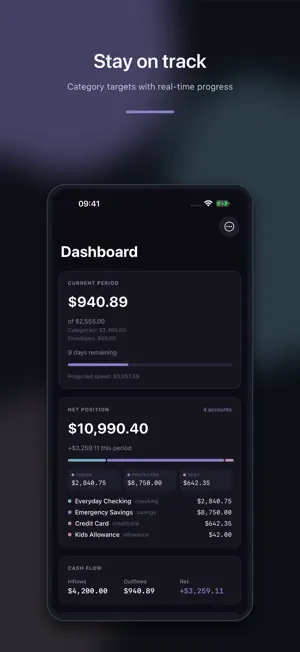 PiggyPulse screenshot 1