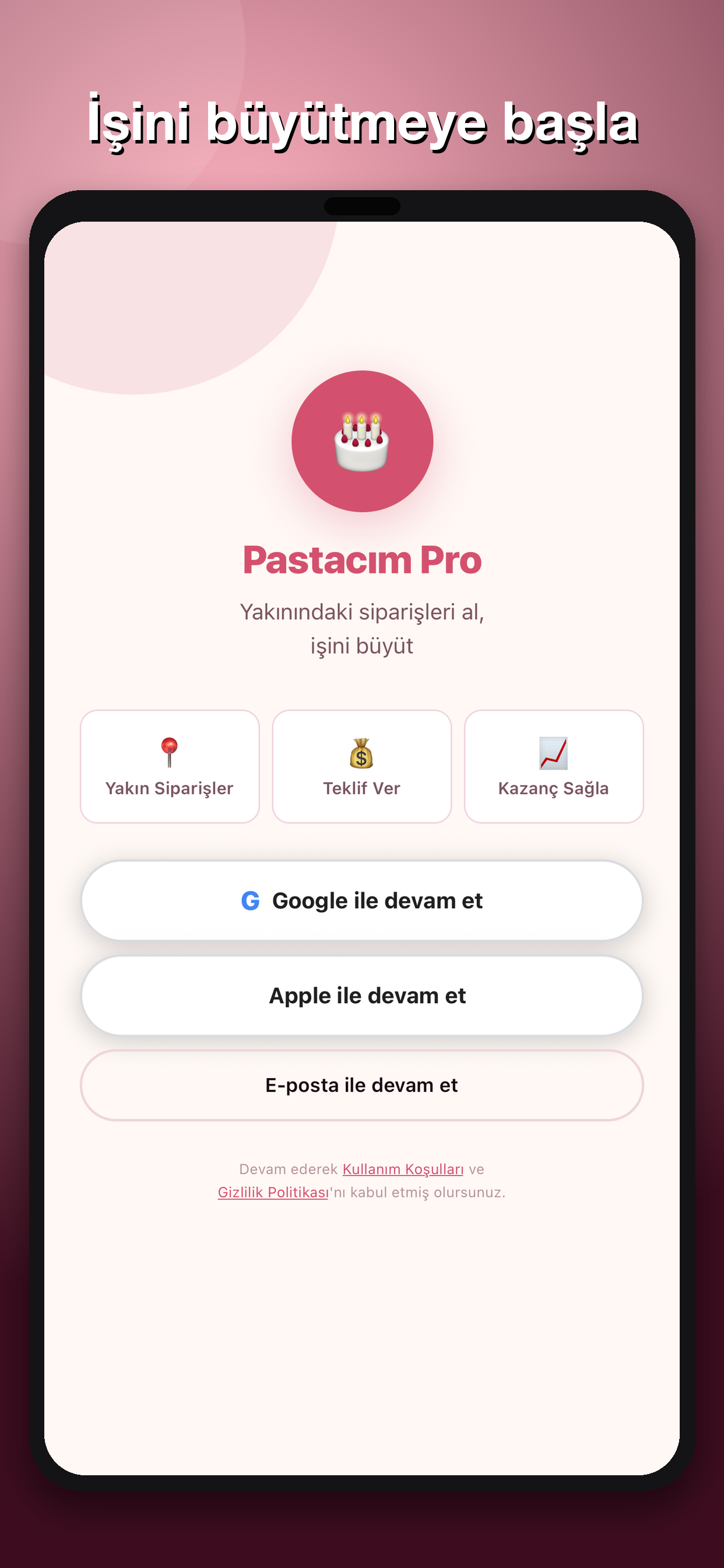 Pastacım Pro: Sipariş al screenshot 6
