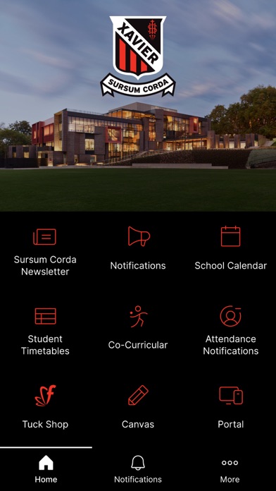 Xavier College screenshot