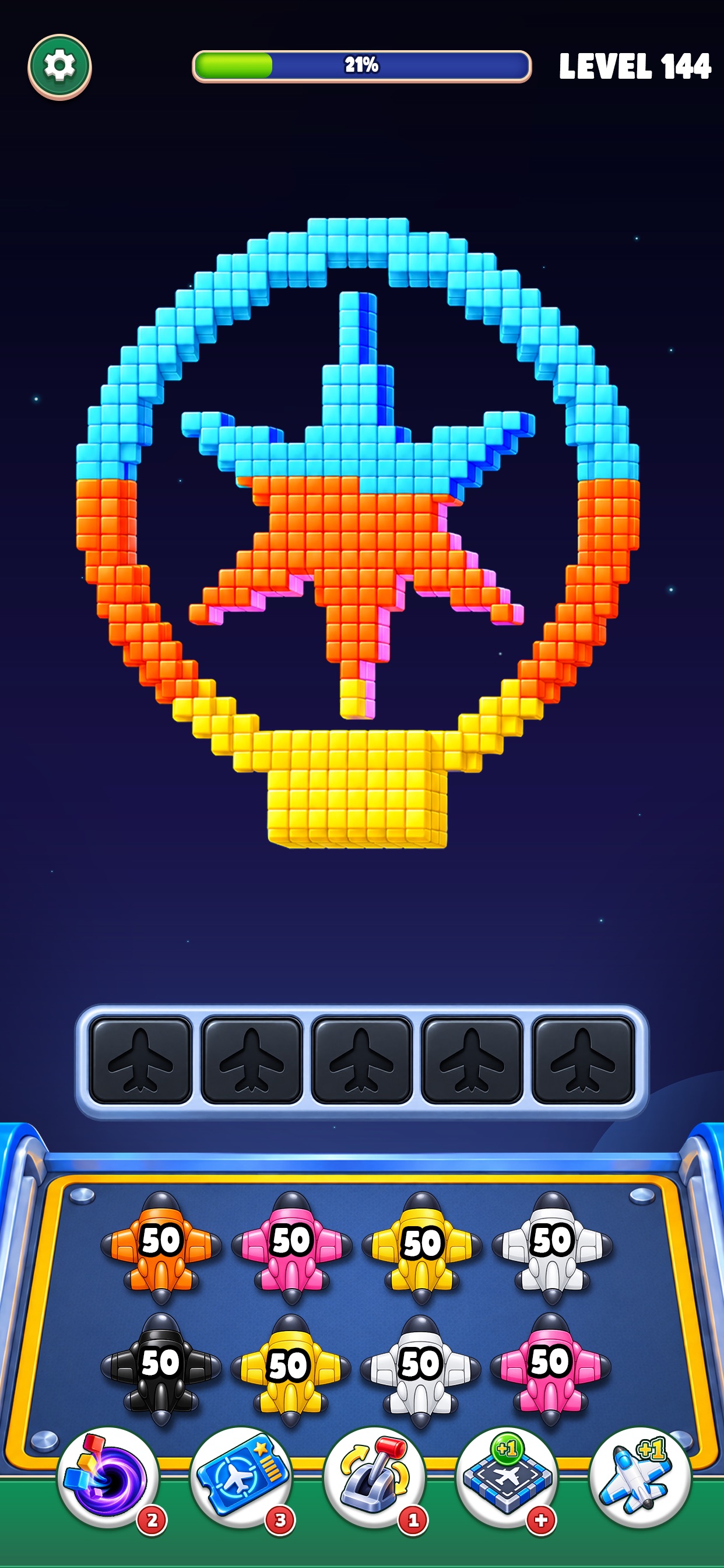Screenshot 4 of Plane Blast: Cube Puzzle 3D