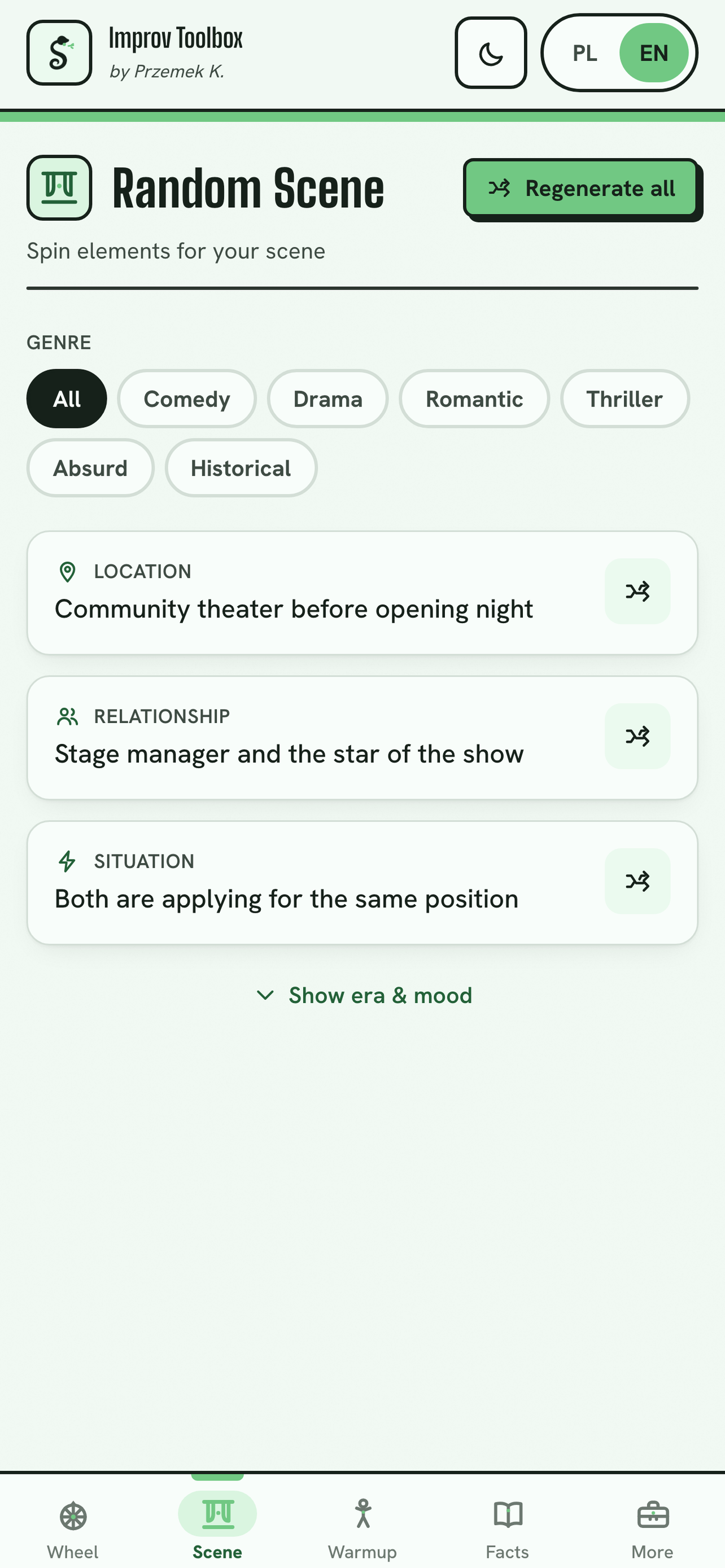 Improv toolbox screenshot 4