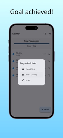 Watimer - Hydration Reminder Screenshot 4 of 4