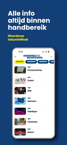 VakantieWeek iPhone screenshot