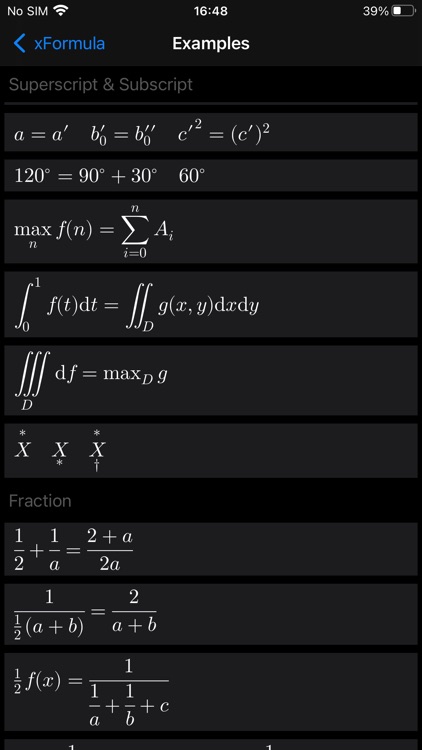 xFormula - Equation Editor screenshot-3