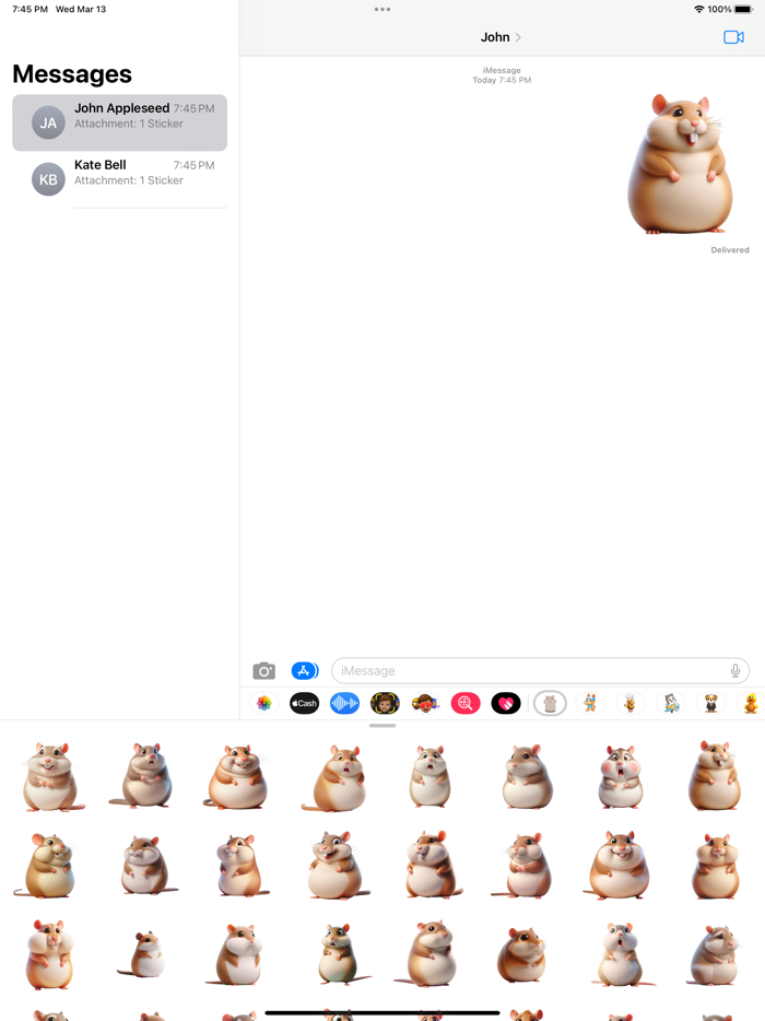 Fat Gerbil Stickers