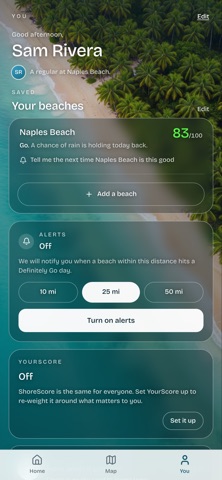 ShoreScore: Beach Report Screenshot 4 of 5
