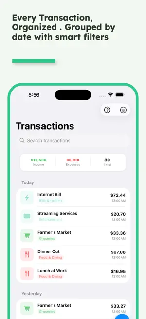 Easy Expenses Tracker 2 screenshot 3