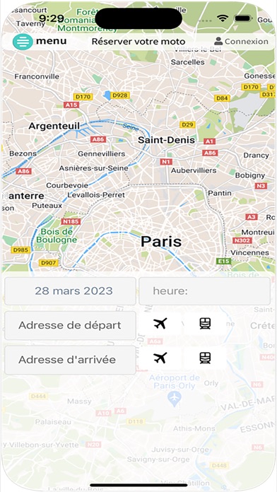 Screenshot #1 pour Motocab taxi moto