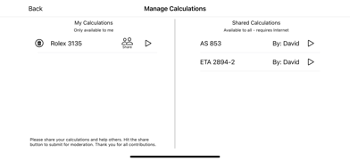 Watch Gear Calculator Screenshot 3 of 3