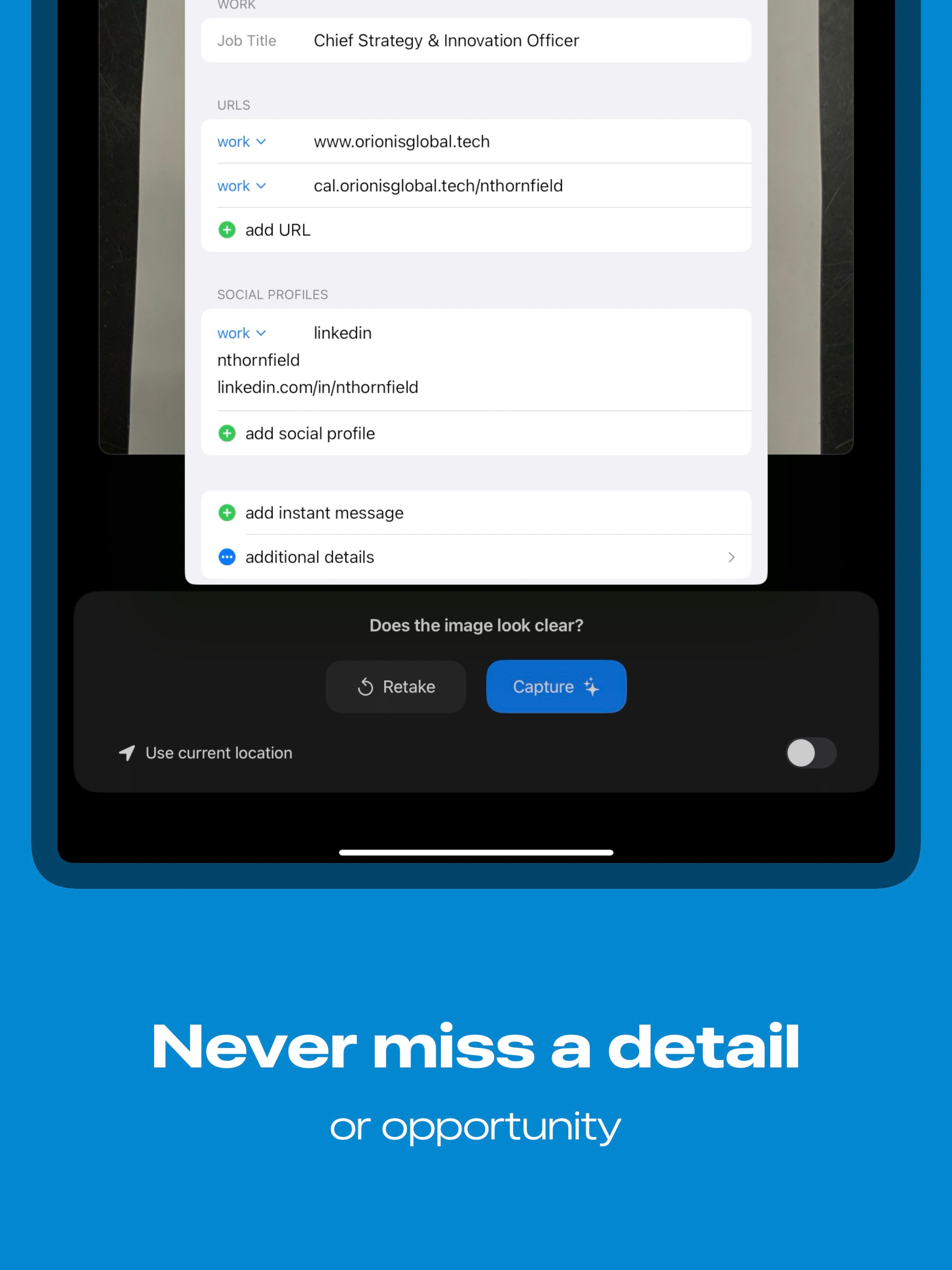 Business Card Scanner - AI screenshot 9