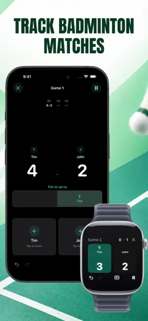 Badminton Scoreboard - Rally screenshot 1