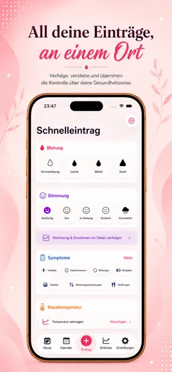 Screenshot von Menstruationskalender & Zyklus auf dem iPhone 2