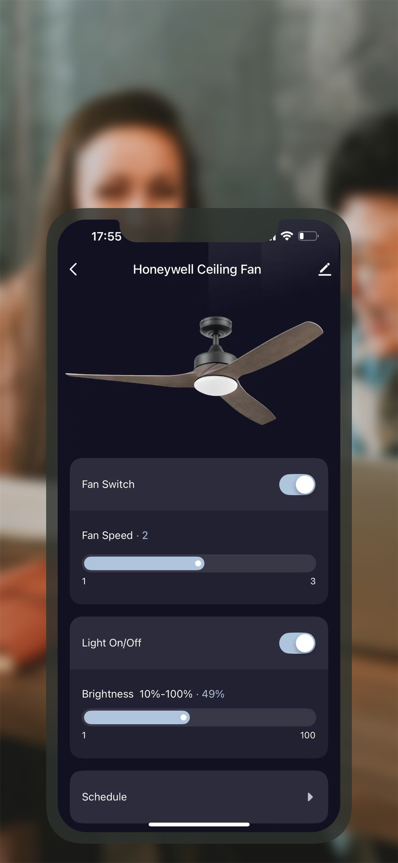 Honeywell Smart Ceiling Fan