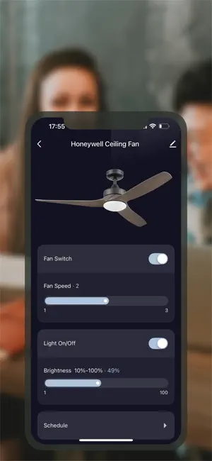 Honeywell Smart Ceiling Fan screenshot 3
