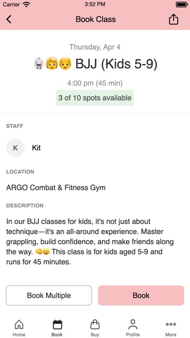 ARGO Combat & Fitness Gym Screenshot