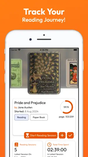 Reading Log Bookshelf Tracker screenshot 1