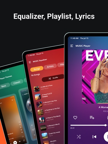 mp3 songs - Play Music iPad screenshot
