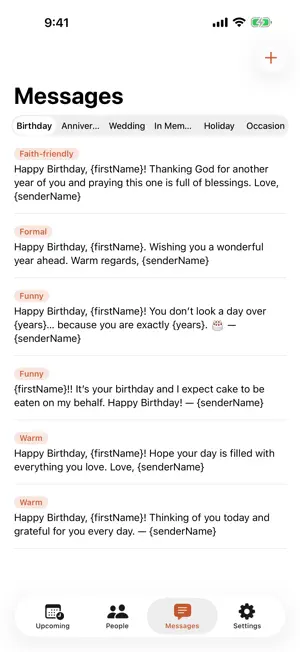 Tidings: Birthdays & Occasions screenshot 4
