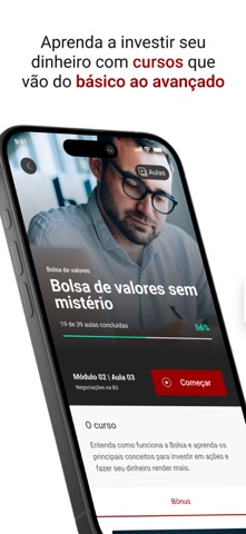 Santander Corretora: taxa 0 iPhone screenshot