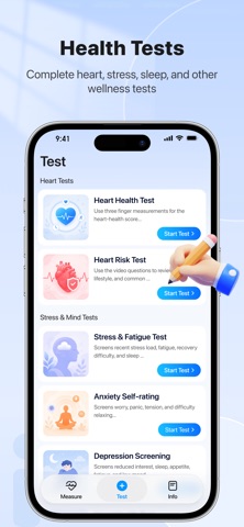 MyPulse Monitor:Heart Rate&HRV iPhone screenshot