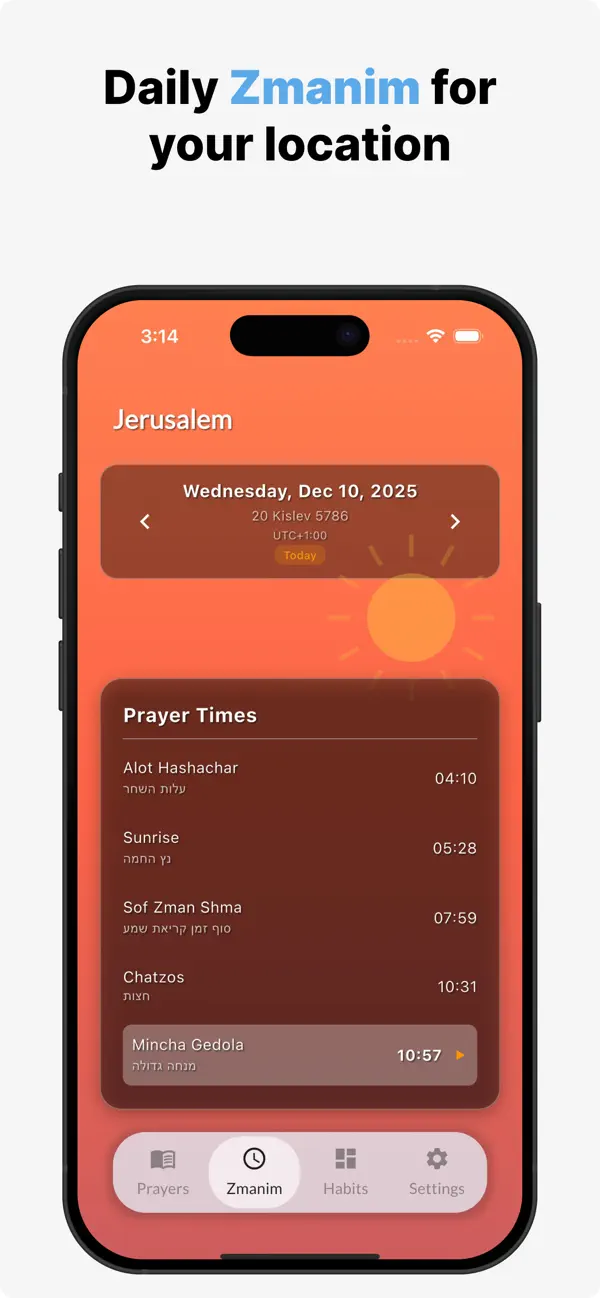 #3. SuperSiddur (iOS) Ved: Ephraim Hammer