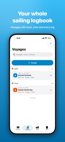 Salty: Sailing & Boat Logbook screenshot 2