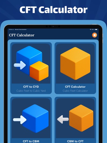 CFT Calculators - Cubic feet