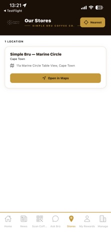 Simple Bru Coffee iPhone screenshot