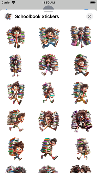 Screenshot #1 pour Schoolbook Stickers