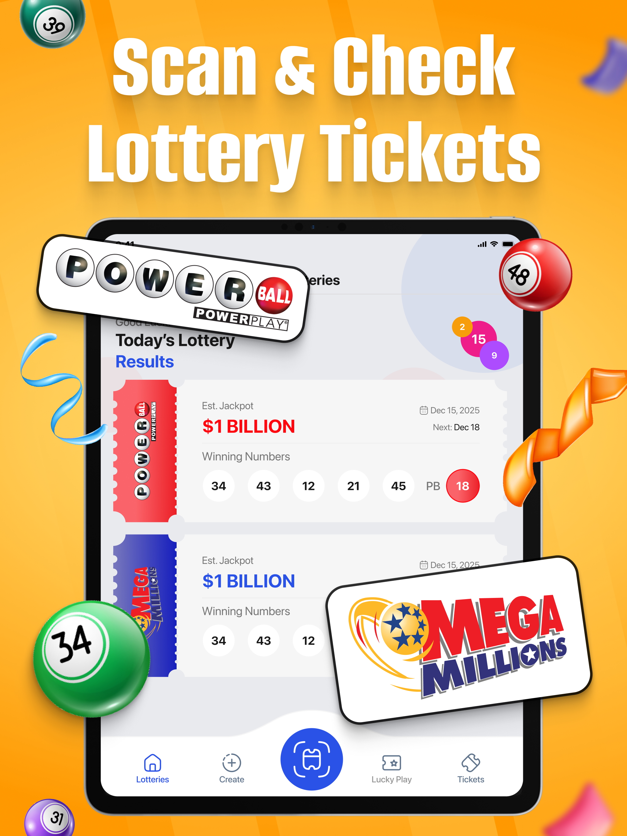 Lottery Ticket Scanner ⁃ Lotto screenshot 10