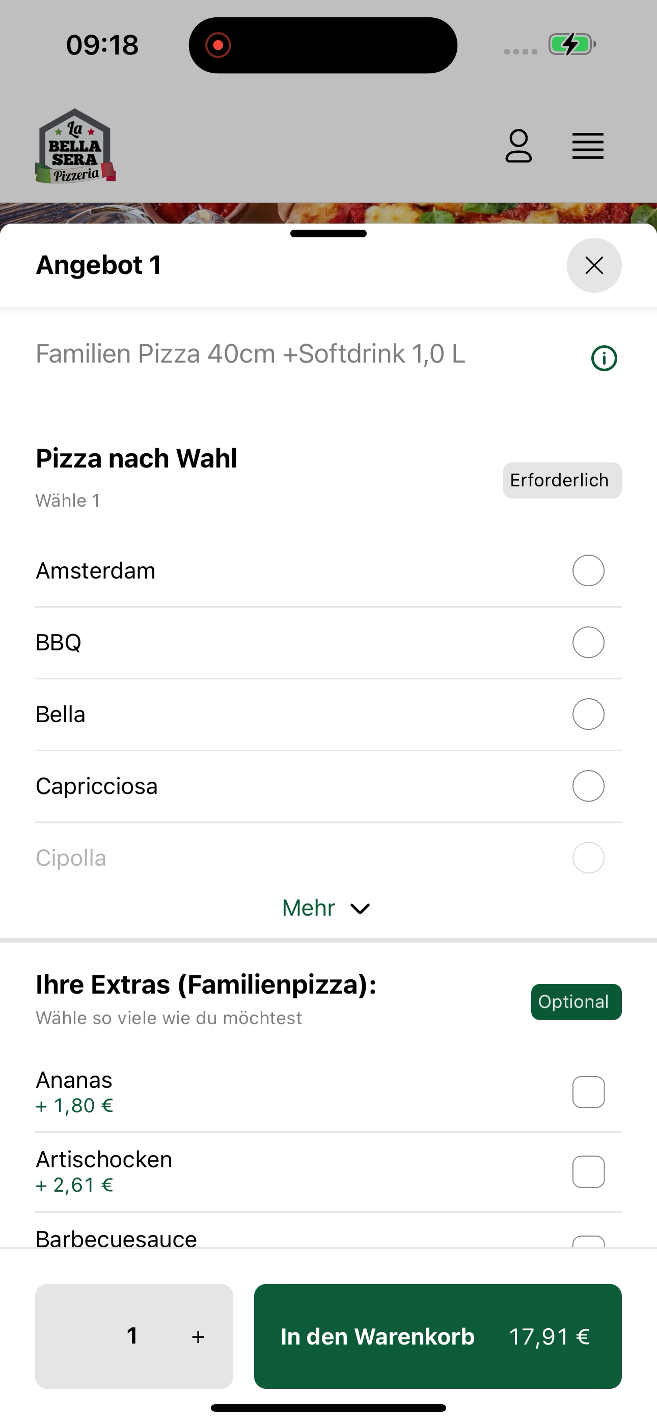 Pizzeria Le Bella Sera
