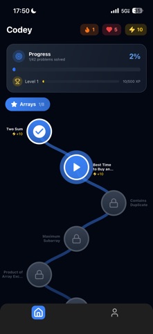 Codey - Coding Interview Prep Screenshot 1 of 3