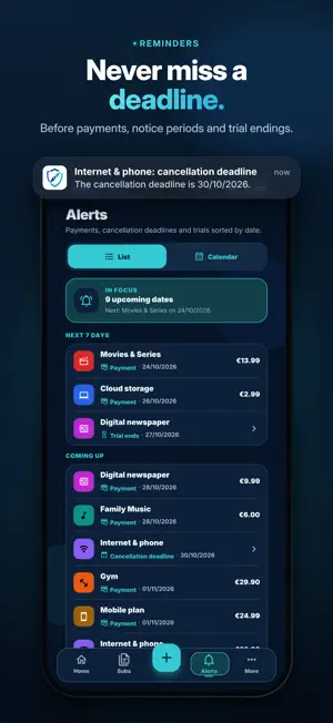 AboPilot: Subscription Tracker screenshot 2