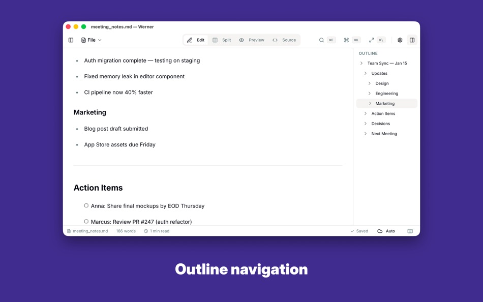 #4. Werner (macOS) De: Artem Novikov
