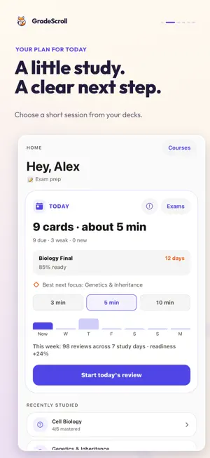 GradeScroll: AI Quiz Maker screenshot 2