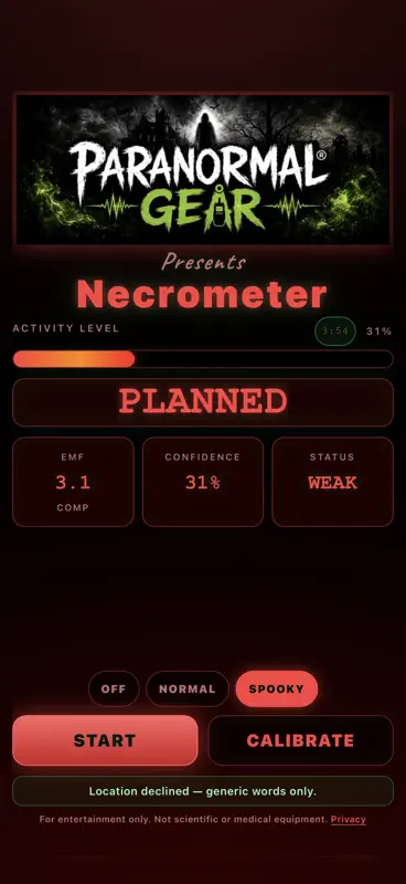 Necrometer II screenshot 2 of 2