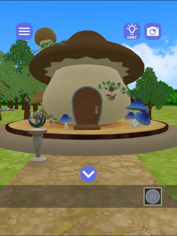 Bells sleeping in the Forest iPad screenshot