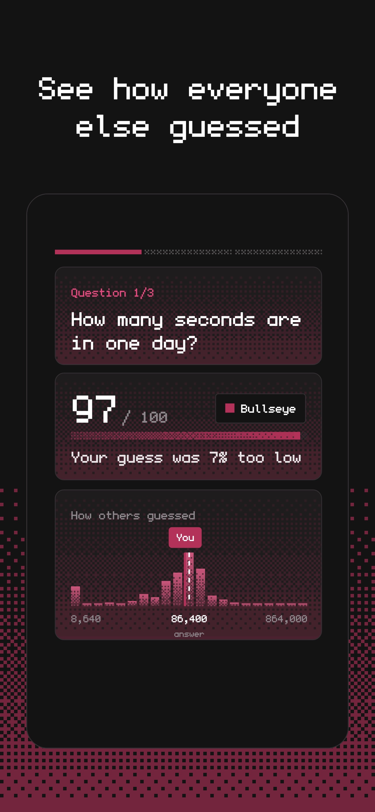 Screenshot 2 of Fynal: Daily Estimation Game
