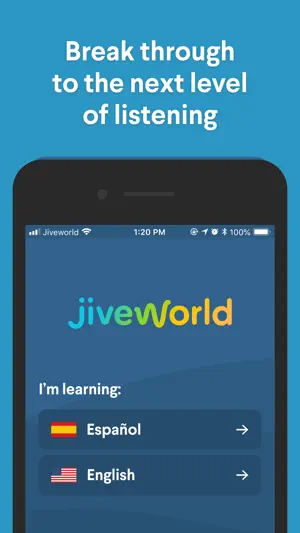 Jiveworld — Language Learning screenshot 1
