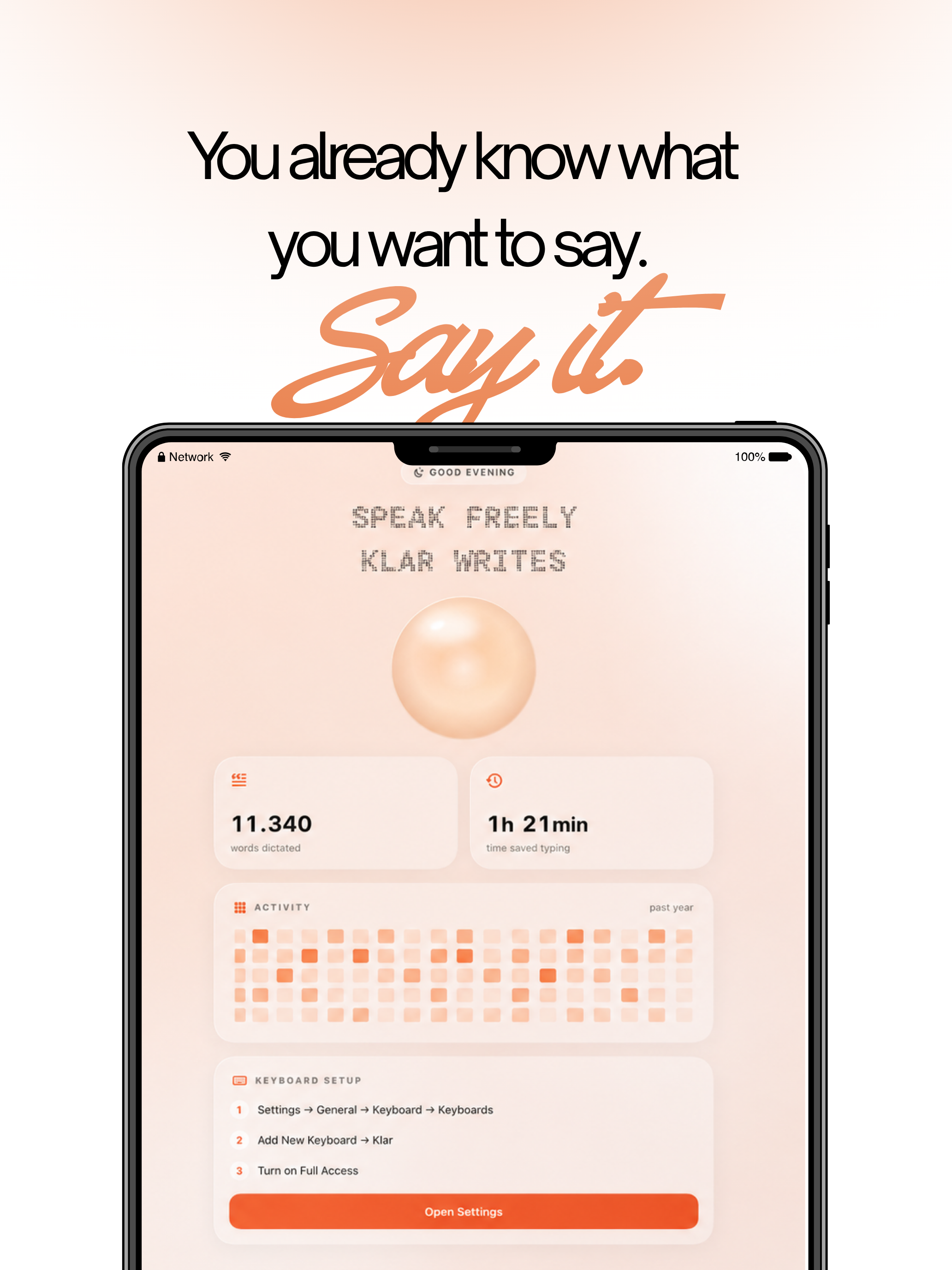 Klar: Voice to Text screenshot 6